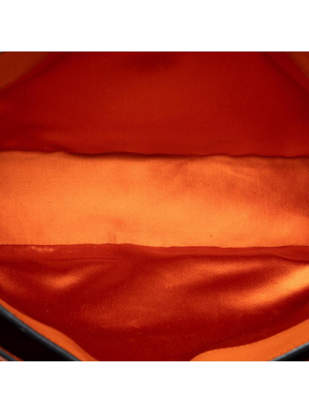 Miu Goatskin Madras Flap #306002M53B - Picture 4 of 7